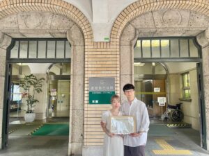 香港ご夫婦、鹿児島での婚姻届提出記念撮影｜ST WEDDING