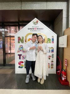福岡での婚姻申請手続きの様子｜ST WEDDING