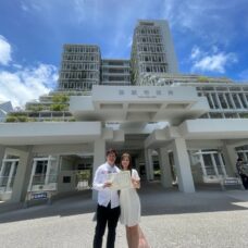 沖縄・九州エリアでの婚姻届提出、思い出の一枚