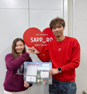 日本で入籍を果たした幸せな新郎新婦｜ST WEDDING