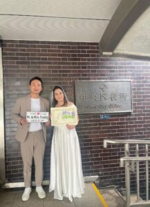東京での入籍手続きを終えた香港からのご夫婦｜ST WEDDING