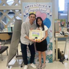 婚姻届提出当日、東京で迎えたお二人の瞬間